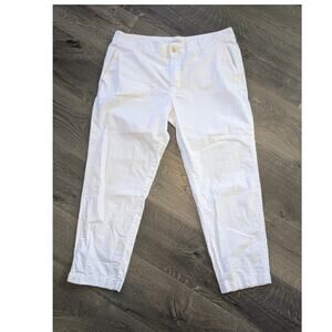 Banana Republic Straight Leg Pants Sz 14 White